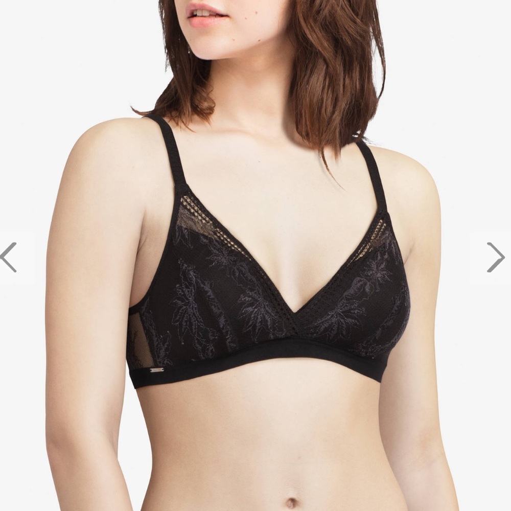 CHANTELLE Mystic Lace Wireless Day Bralette size Large 10E8